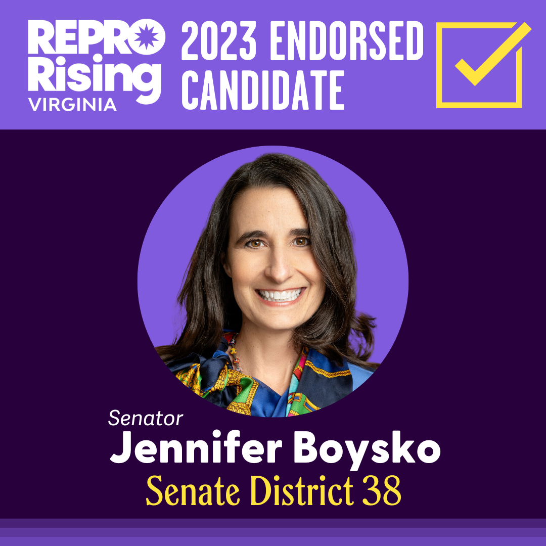 REPRO Rising Virginia – Senator Jennifer Boysko