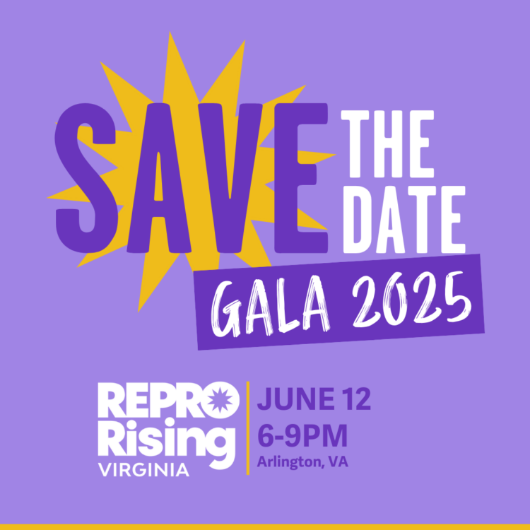 Save the Date: Gala 2025! Repro Rising Virginia, June 12, 6-9 PM, Arlington VA