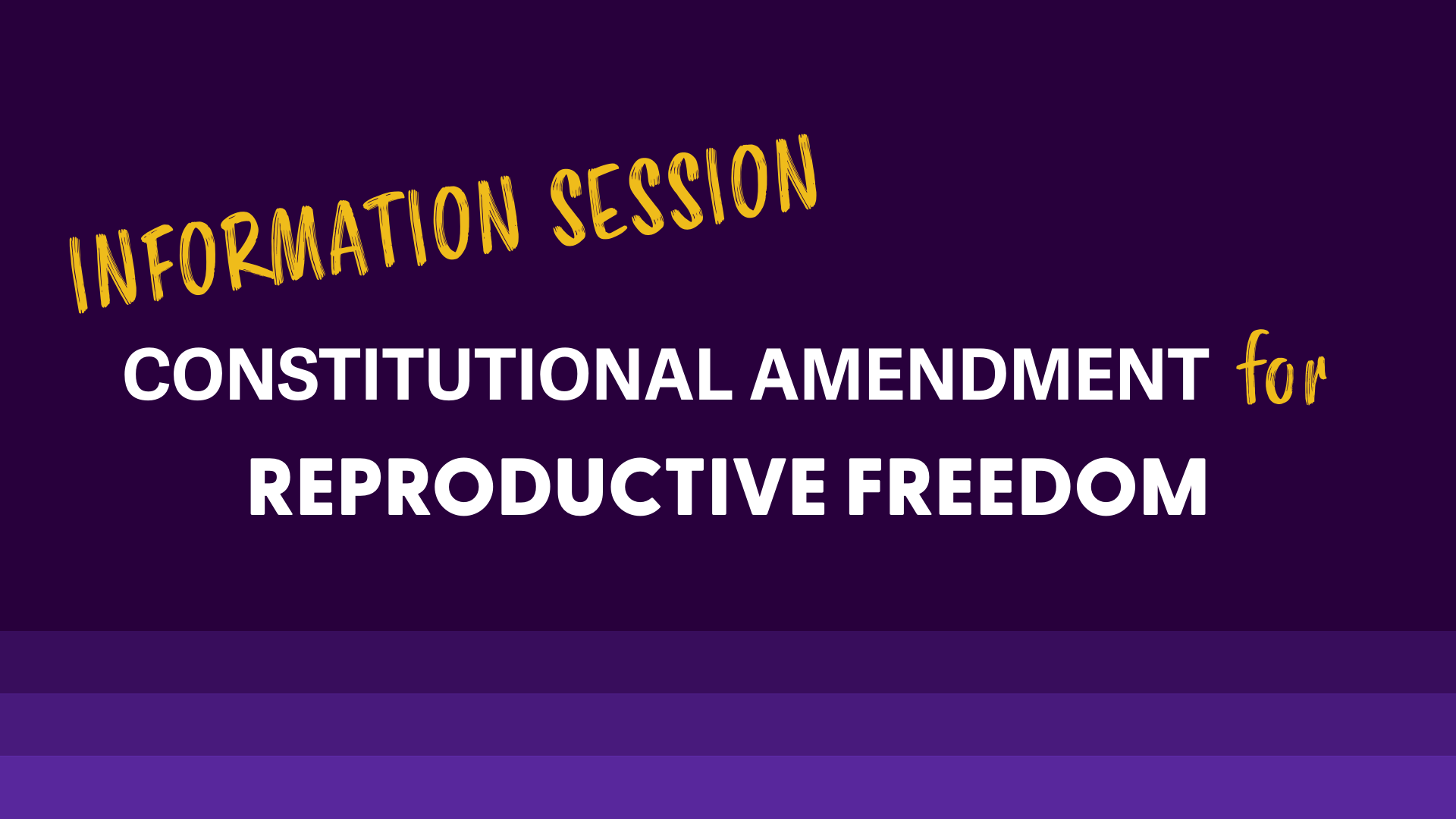 Constitutional Amendment Info Session VIRGINIA BEACH – REPRO Rising ...
