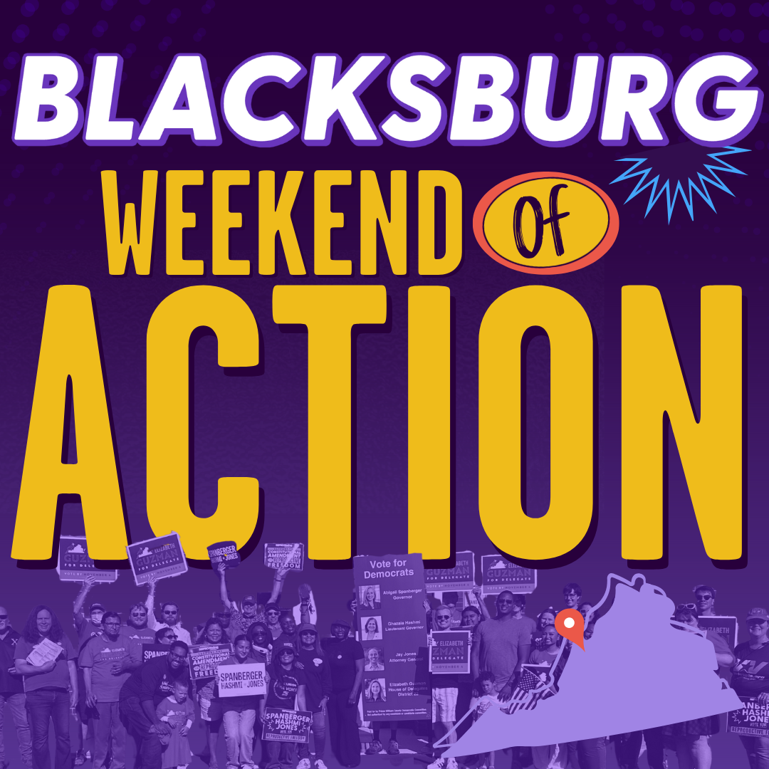 Blacksburg Weekend of Action canvass